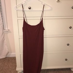 Spaghetti strap maxi dress